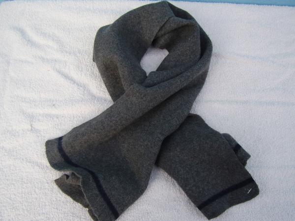 original BW Wollschal Schal Heer Bundeswehr gebraucht grau mit u ohne Streifen